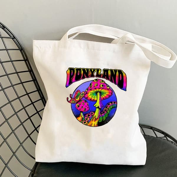 Handlenett i kanvas Handleveske 1 1 1