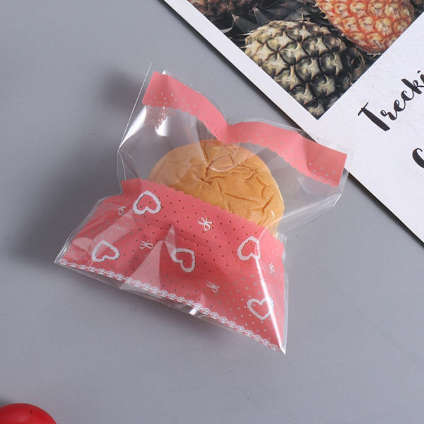 100 stk Cookies Pakkeposer Snack Bakepakke 10X10CMD D 10x10cmD