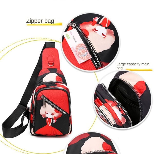 Axelväska i etnisk stil Retro Crossbody-väska 4 4 4