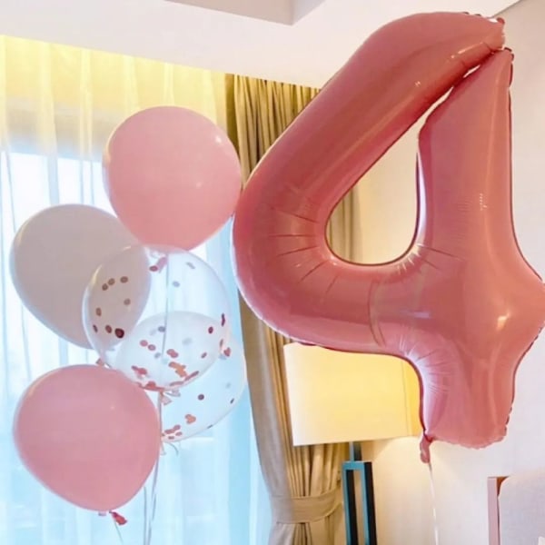 Syntymäpäivänumeropallot Jumbo Number Balloon 2 2 2