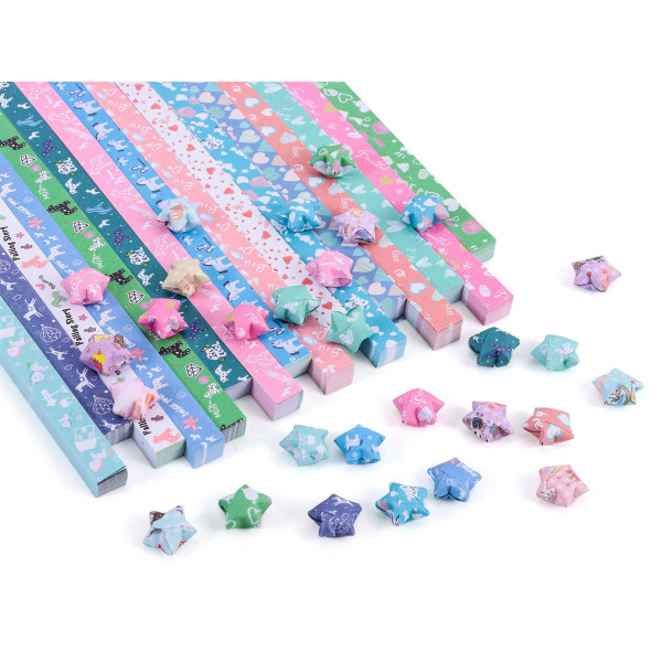 2700 arkkia Origami-paperinauhat Origami Star Paper Lucky Stars 5 Pack- 2700 Sheets