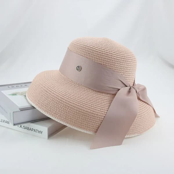 Dame Cap Strandhat Hepburn Stil Spandhat HVID HVID White