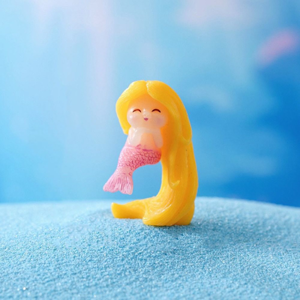 Sjöjungfrufigurer Tecknad prinsessstaty 6 6 6