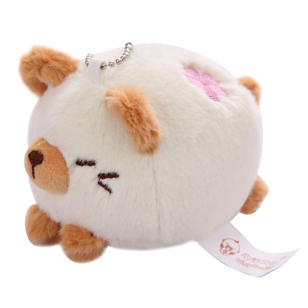 Cat Plysj anheng Cat nøkkelring BEIGE Beige