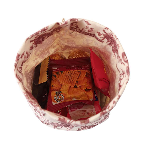 Cny Orange Väska Bröllop Presentpåsar Välsignelse Förpackning