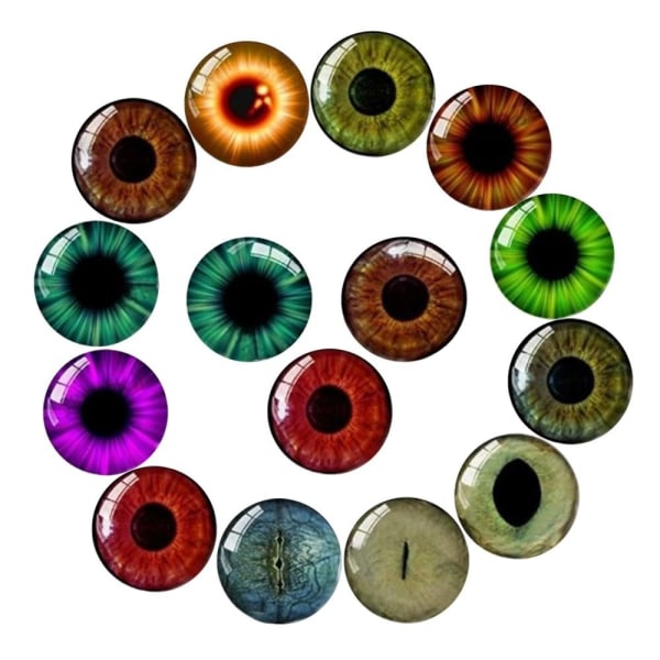 20 stk/10 par Eyes Crafts Eyes Puppet Crystal Eyes 16MM 16MM 16mm