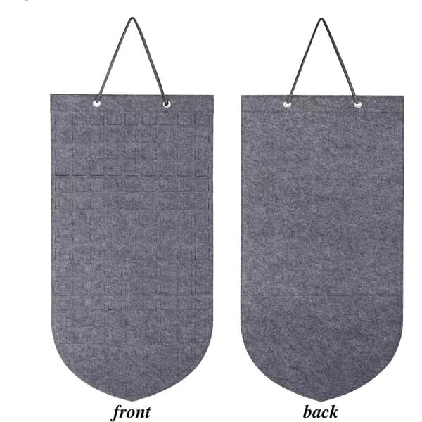 Hängande Broschnålsorganisatör Broschdisplayställ GRÅ grey