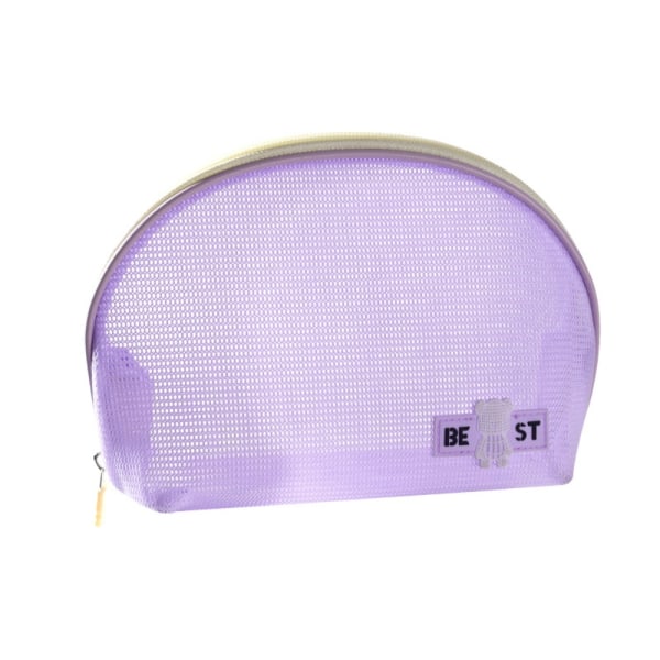 Mesh Sminkväska LILA purple