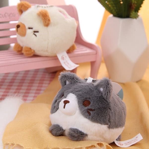 Kissa Pehmo Riipus Kissa Avaimenperä HARMAA Gray
