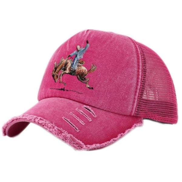 Baseballkasket Peaked Caps MØRK PINK dark pink