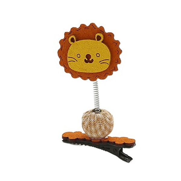 Tecknad djurfjäderhårnål Rörlig hårklämma TIGER TIGER tiger