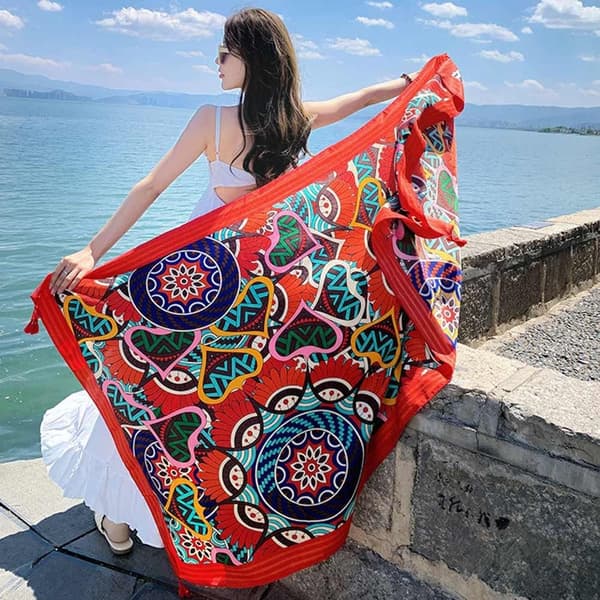 Rantapyyhe Bandana 90x180cm 9 9 9