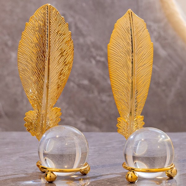 Blad Krystalkugle Ornamenter Krystalkugle Craft 7 7 7