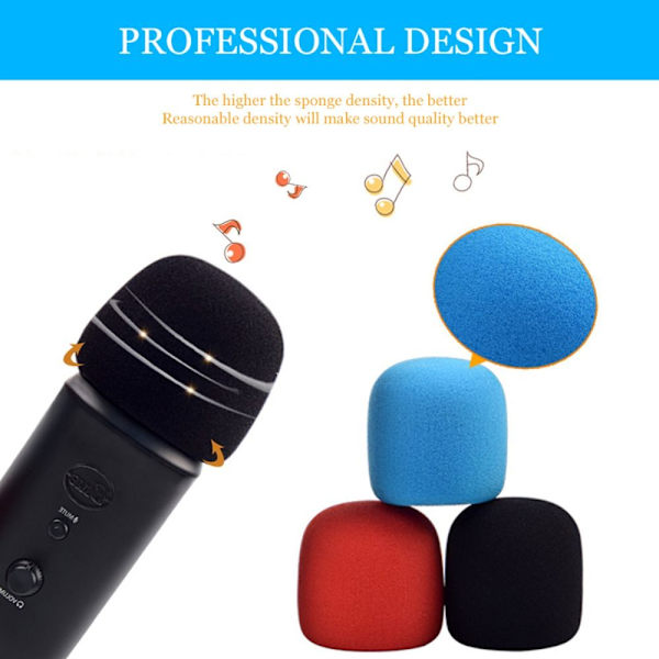 Mikrofon Cover Mic Wind Cover SVART SVAMP COVER black sponge cover-sponge cover