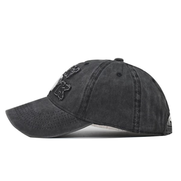 Bokstavsbroderade basebollkepsar Snapback-hattar GRÅ grey