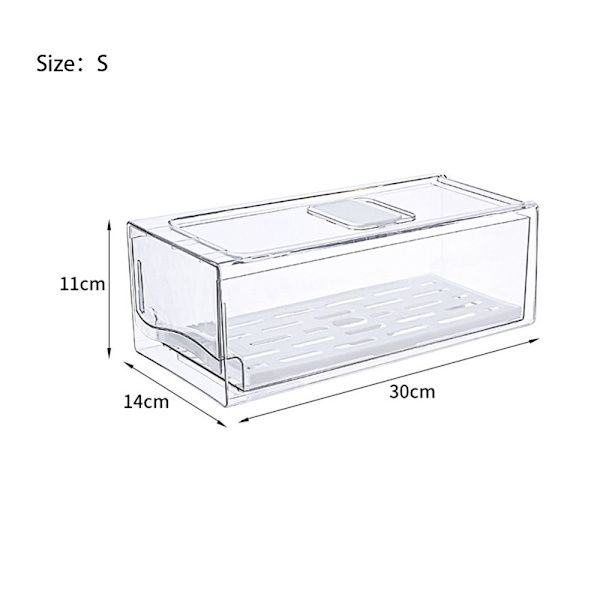 Køleskab Opbevaringsboks Skuffetype Friskholdingsboks S S