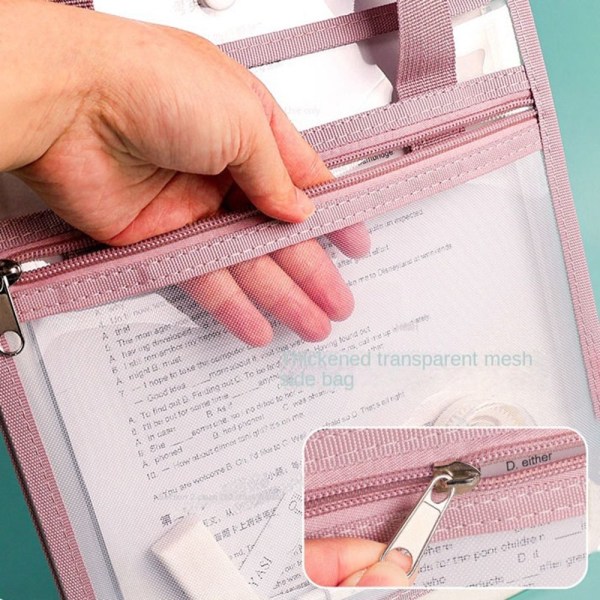 Dokumentförvaringspåse Transparent filpåse FÄRG 3 FÄRG 3 Color 3