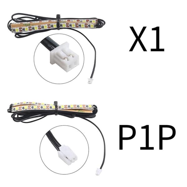 1 stk. P1P P1S LED-lampe 3D-printerdele LED-lysbjælke