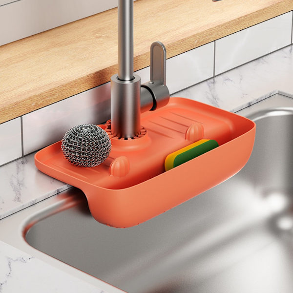 Kran Dräneringsställ Dränering Förvaringsställ ORANGE orange