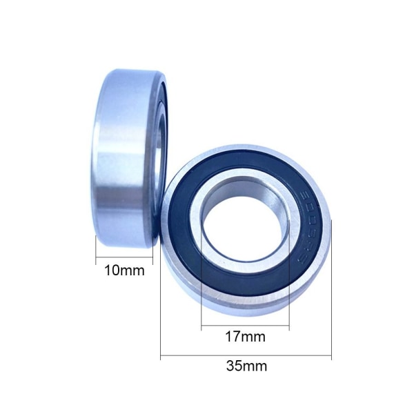 2 STK 6003-2RS Kulelager dobbeltforseglet lager 2 STK 2 STK 2PCS