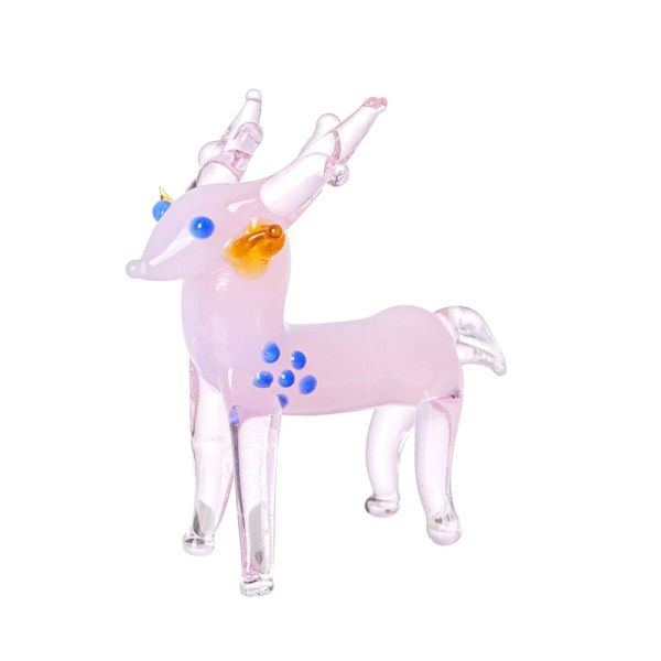 Crystal Sika Deer Ornament Heminredning och tillbehör C C C