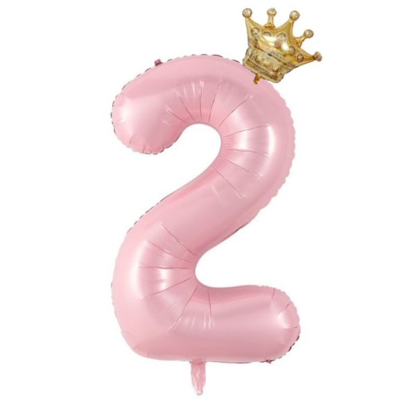 Fødselsdag tal balloner Jumbo nummer ballon 2 2 2