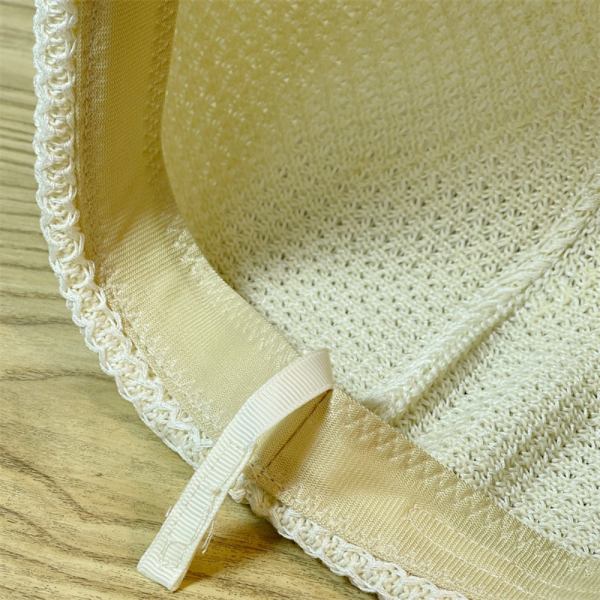 Basker Stickad Mössa BEIGE Beige
