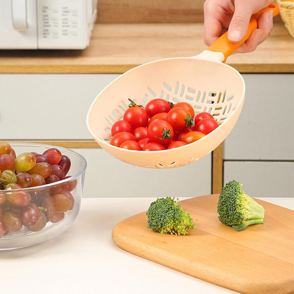 Big Colander Pasta Colander ORANGE orange
