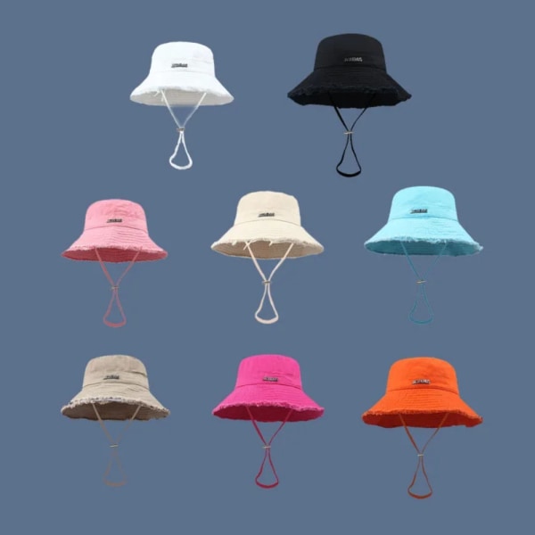 Bucket Hat Dame Kasket HVID White