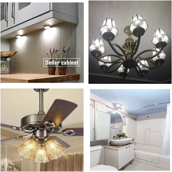 BA15D 2835 Keramisk dimmer LED Liten majsljus