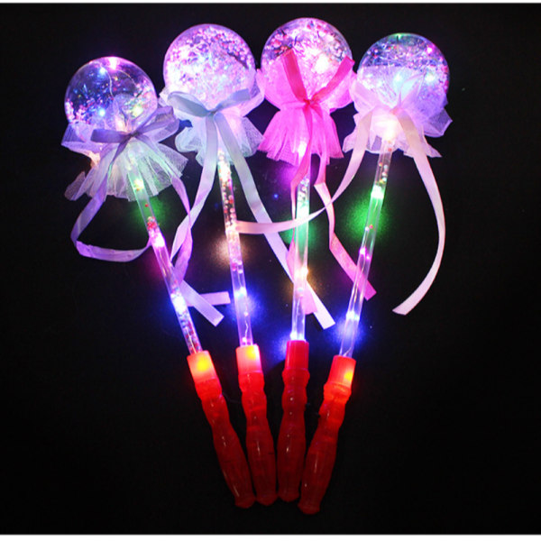 LED Magic Fairy Stick Light-up Magic Ball Wand 4 4 4