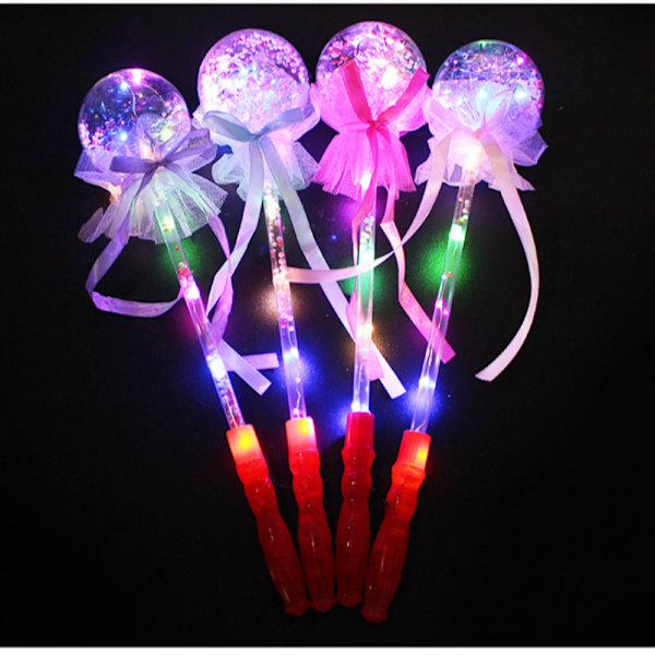 LED Magic Fairy Stick Light-up Magic Ball Wand 7 7 7