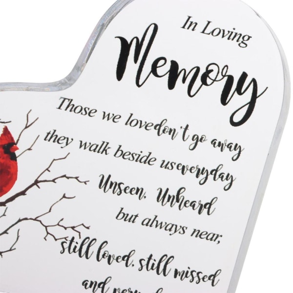 Sympathy Gift Memorial Gifts 0,39 tum tjock 0.39 inches thick