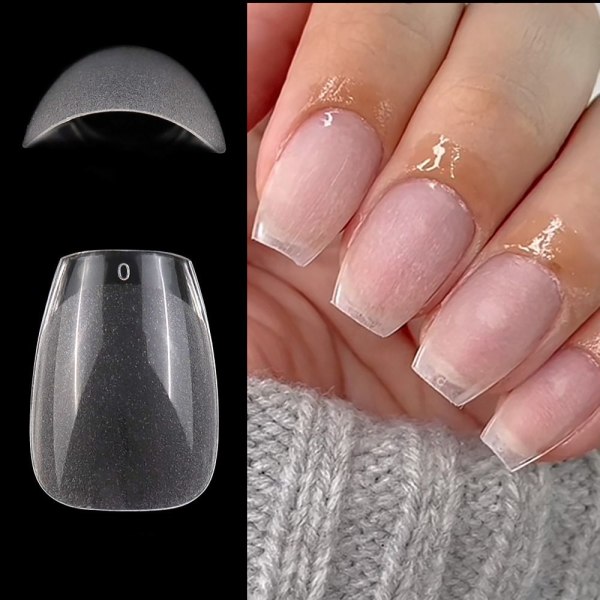 240stk/æske Falske neglespidser Gelly neglespidser T SHAPE T SHAPE T SHAPE