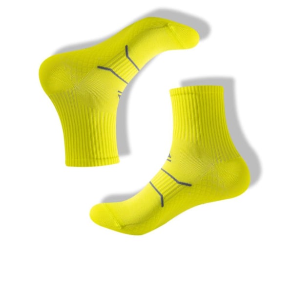 Lange rørstrømper Casual sokker GUL Yellow