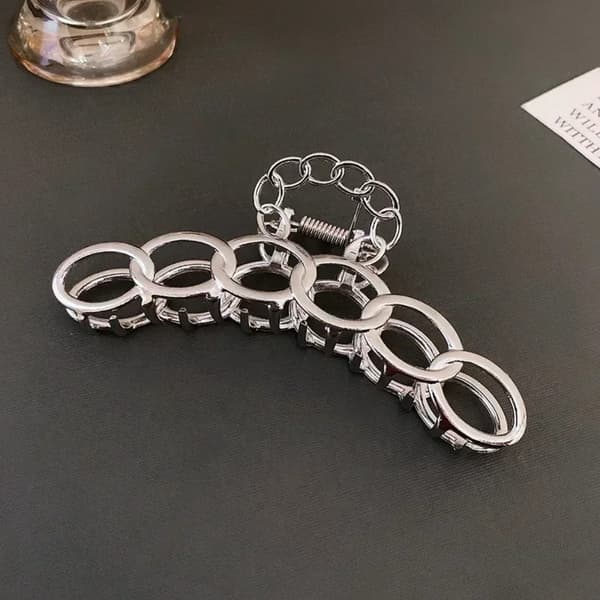 Y2K Hårklype Pentagram Hjerte Hårklyper C C C