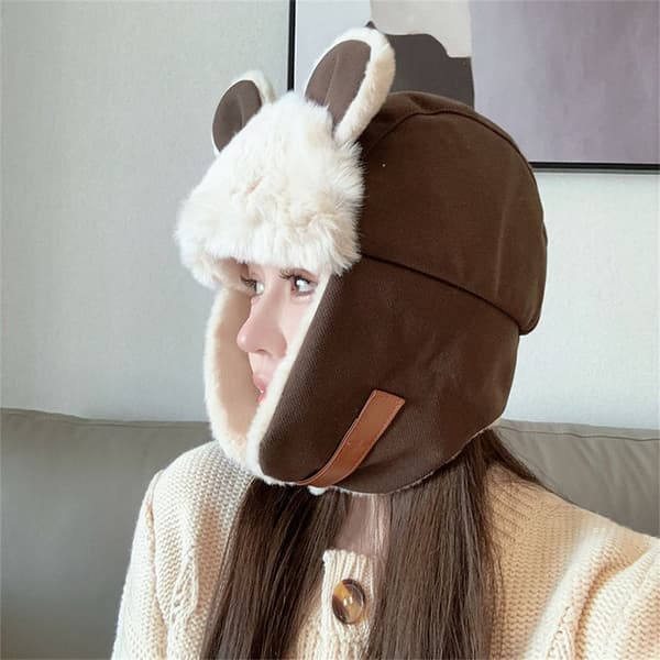 Trapperhue HVID white