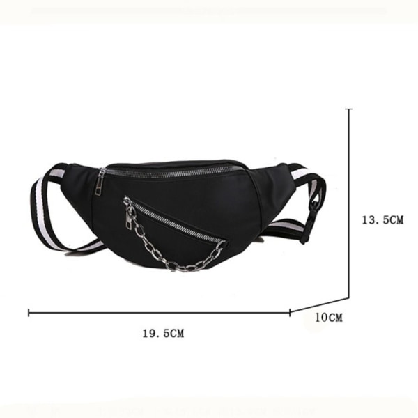 Dam Midjeväska Dam Fanny Pack SVART black