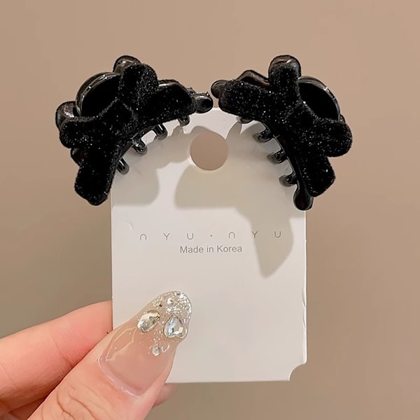 1 pari Bowknot Hair Clip Side -hiusneula F F F
