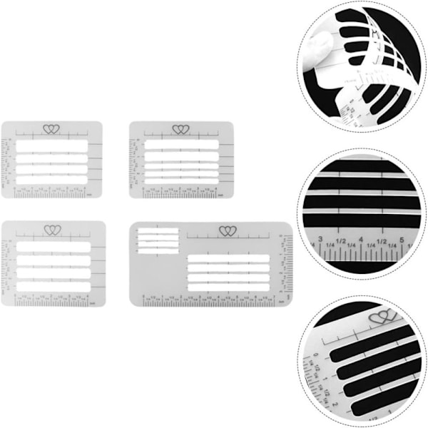 Kuvertadresseringsguide Stencilmallar Linjalguide