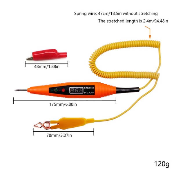 Bil elektrisk krets Test Penna Spänning Test Penna Eltest