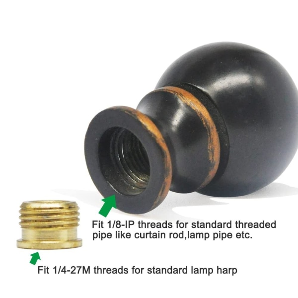 1/4 pakkausta lampun cap nuppi lamppu pää, MUSTA 1 kpl 1 kpl Black 1PCS-1PCS