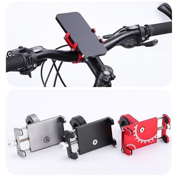 1 stk cykeltelefonholder cykelmontering SORT SORT black