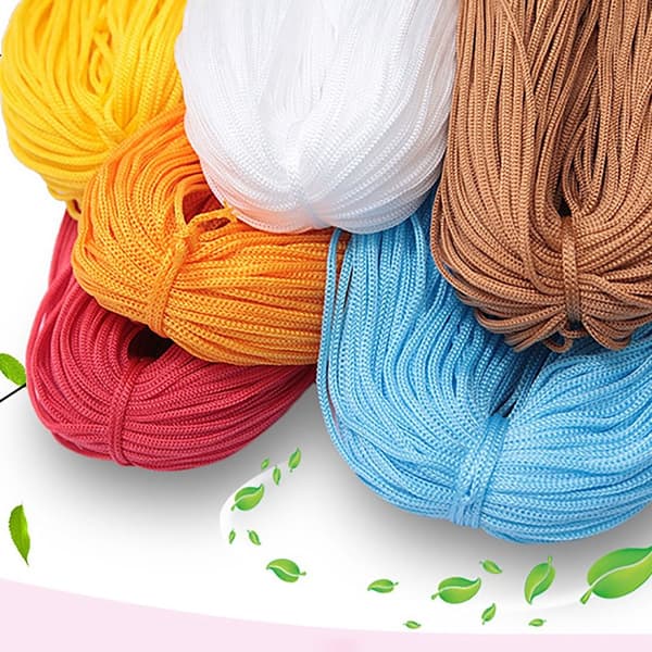 Makramee-köysi Nylon-lanka PUNAINEN RED