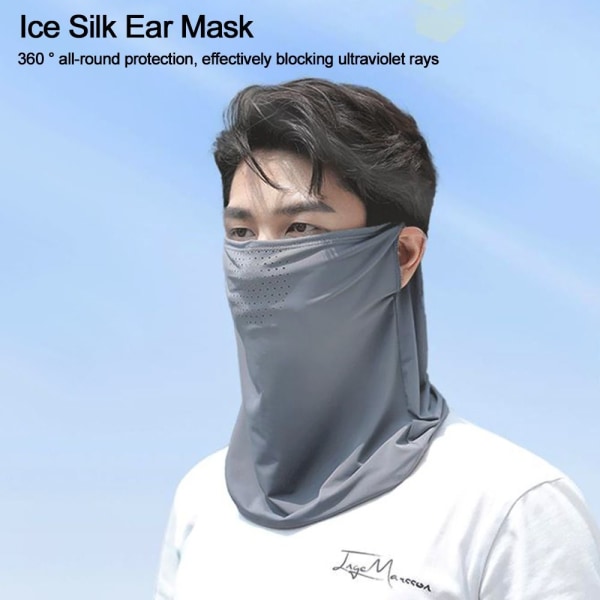 lce Silk Bandana Cool Face Scarf 4 4 4