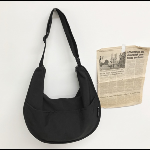 Crossbody taske skuldertaske SORT black