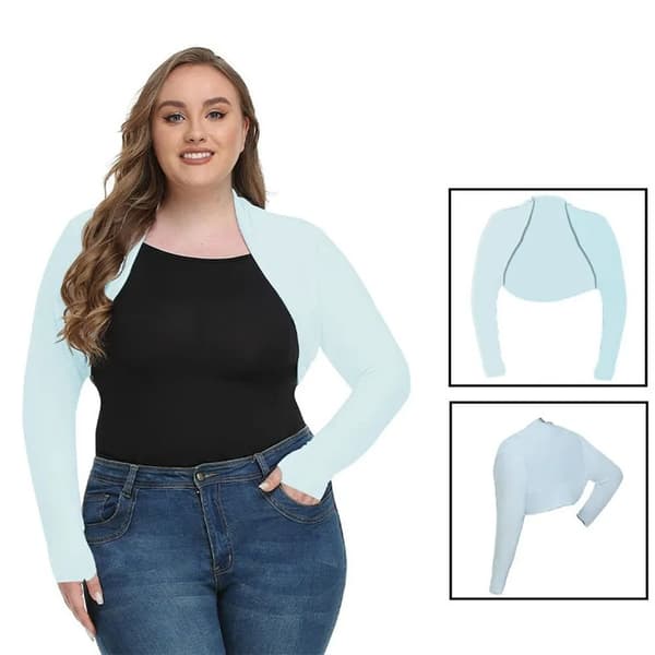 Dame Sjal Armærme Raglanærmer Cardigan SORT SORT Black