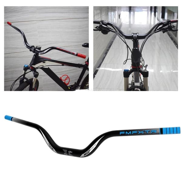 Mountainbike Styren Cykel Extra Lång Riser Bar RÖD 720MM Red 720mm