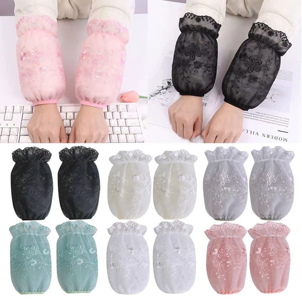Arm Sleeves Arm Cover VIT White