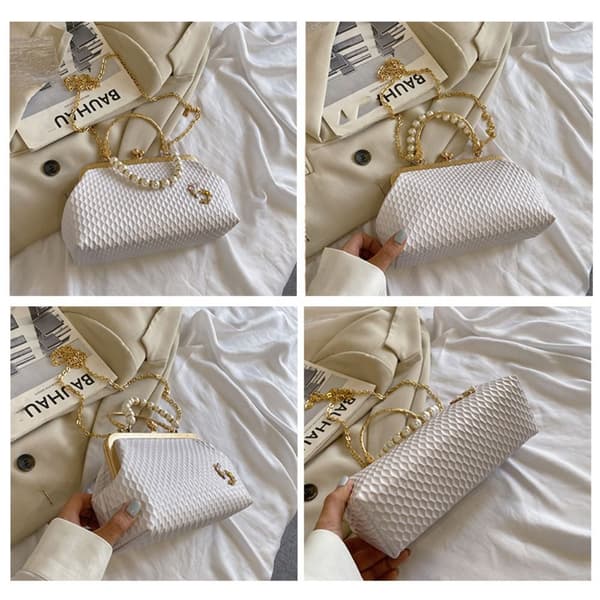 Skuldervesker Aften Clutch SØLV silver